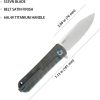 NEO Framelock Flame Ti