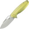 KB Knives Tityus Framelock Gold Folding Knife