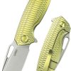 KB Knives Tityus Framelock Gold Folding Knife