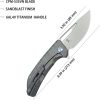 Hyperion Framelock Flame Ti