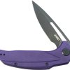 Kubey Nautilus Linerlock Purple G10 Folding Knife