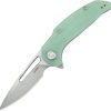 Kubey Nautilus Linerlock Jade G10 Folding Knife