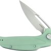 Kubey Nautilus Linerlock Jade G10 Folding Knife