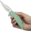 Kubey Nautilus Linerlock Jade G10 Folding Knife