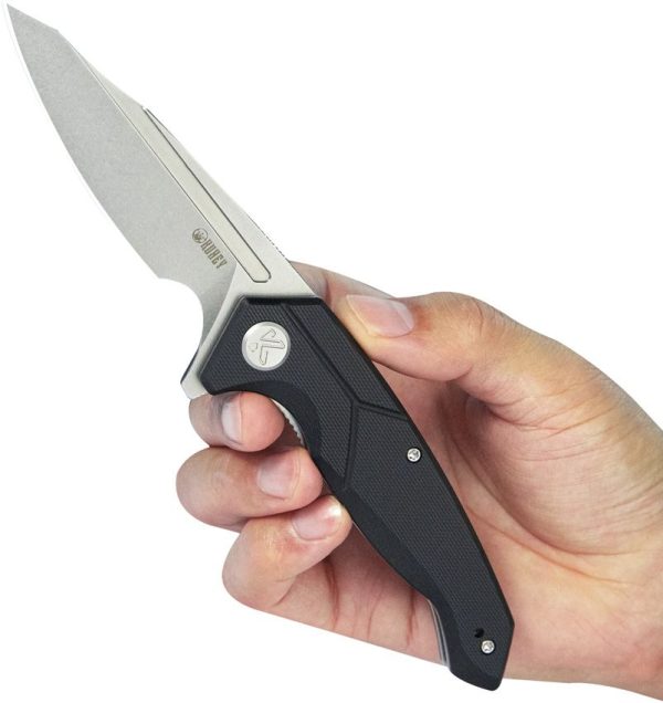 Kubey RBC-1 Outdoor Linerlock Black G10 Folding Knife