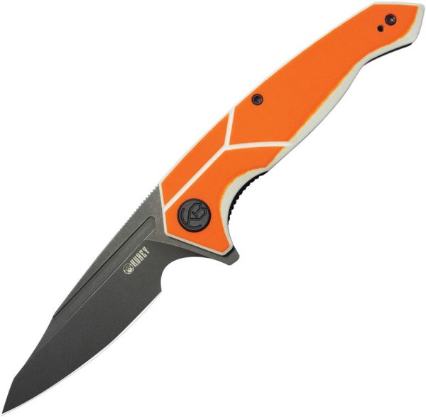 KUB373B.jpg Kubey RBC-1 Linerlock Folding Knife - Orange G10
