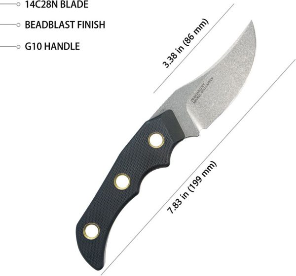 KUB375A_add_02.jpg Kubey Willumsen Hunter Fixed Blade - Black G10