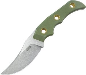 Kubey Willumsen Hunter Fixed Blade - Green G10