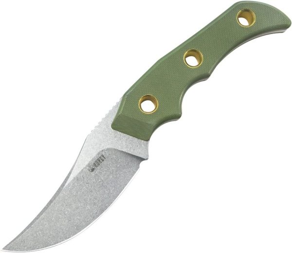 Kubey Willumsen Hunter Fixed Blade - Green G10