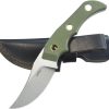 Kubey Willumsen Hunter Fixed Blade - Green G10