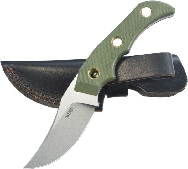 Kubey Willumsen Hunter Fixed Blade - Green G10