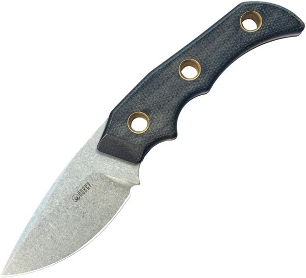 Kubey Willumsen DP Hunter Fixed Blade - Black Micarta