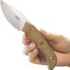 Kubey Willumsen DP Hunter Fixed Blade - Brown Micarta