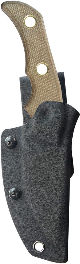 Kubey Willumsen DP Hunter Fixed Blade - Brown Micarta