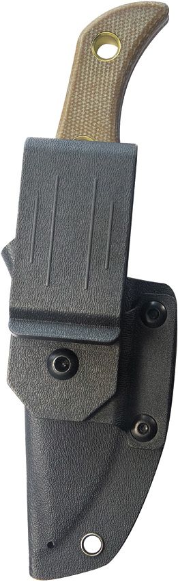 Kubey Willumsen DP Hunter Fixed Blade - Brown Micarta