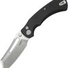Kubey Dheo EDC Button Lock Knife - Black G10