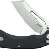 Kubey Dheo EDC Button Lock Knife - Black G10