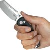 Kubey Dheo EDC Button Lock Knife - Black G10