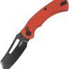 Kubey Dheo EDC Button Lock Knife - Red G10