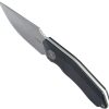 Kubey Basilisk Fixed Blade Drop Point Black G10