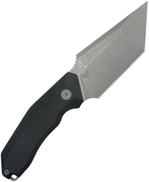 Kubey Yokai Fixed Blade Tanto Black G10