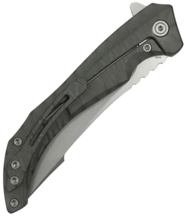 Cyrus Framelock Flame Ti