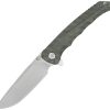 KB Knives Zazoo Framelock Folding Knife 3.75" M390 Flame Ti
