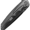 KB Knives Zazoo Framelock Folding Knife 3.75" M390 Black DLC