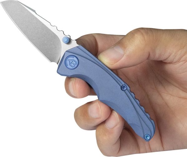 Steeltle Framelock Blue Ti