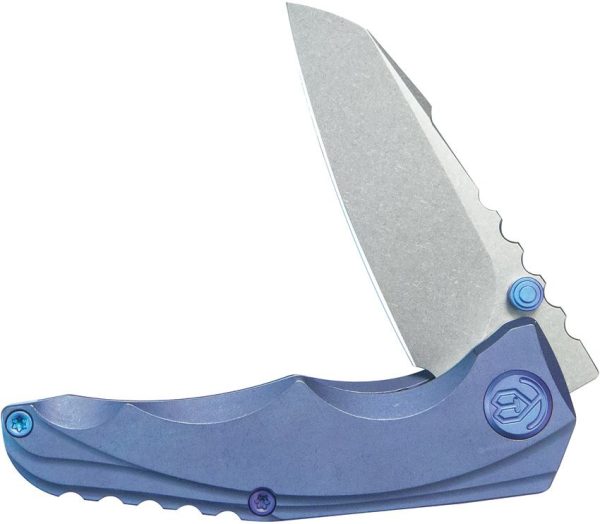 Steeltle Framelock Blue Ti