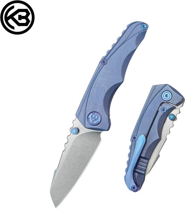 Steeltle Framelock Blue Ti