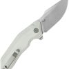 Kubey Basilisk Button Lock Ivory G10 EDC