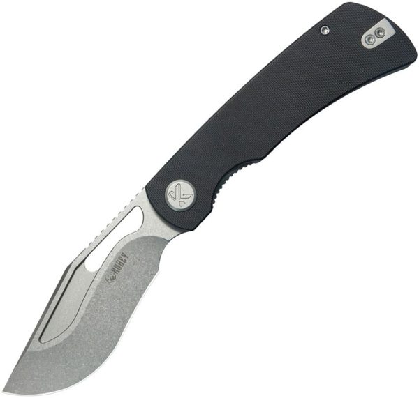 KUB397A.jpg Kubey Gurkha Linerlock Kukri Knife - Black G10