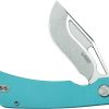 KUB397B_add_03.jpg Kubey Gurkha Linerlock Kukri - Tiffany Blue G10