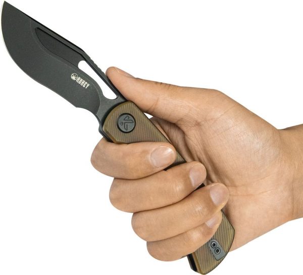 Kubey Gurkha Linerlock Kukri - Ultem BSW Blade