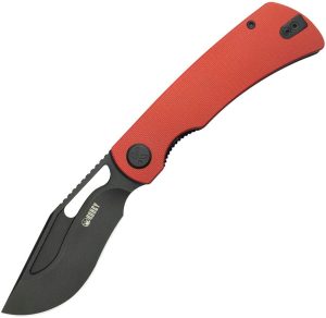 Kubey Gurkha Linerlock Kukri - Red G10 BSW
