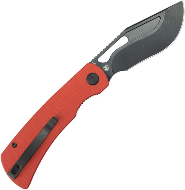 Kubey Gurkha Linerlock Kukri - Red G10 BSW
