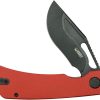 Kubey Gurkha Linerlock Kukri - Red G10 BSW