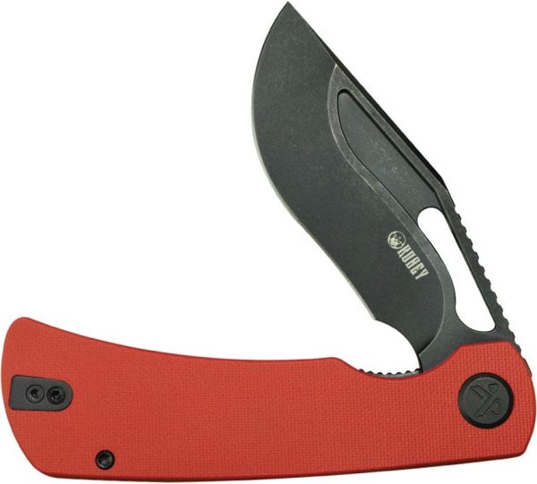 Kubey Gurkha Linerlock Kukri - Red G10 BSW