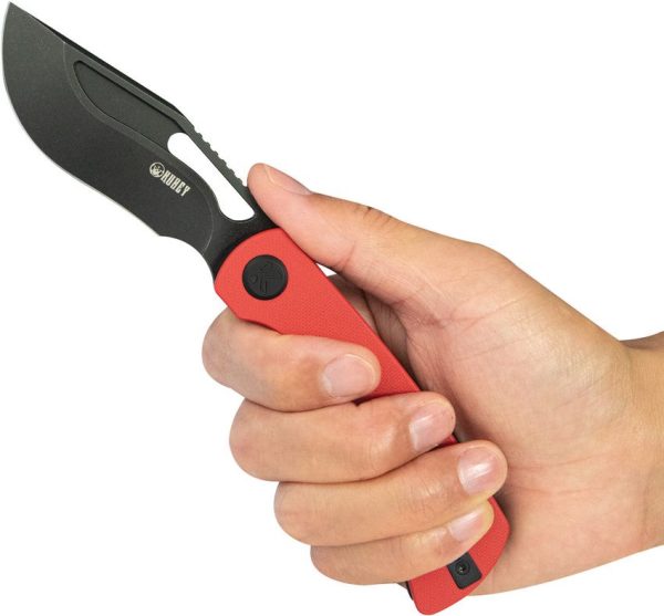 Kubey Gurkha Linerlock Kukri - Red G10 BSW