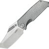 Kubey Hamster Framelock - Gray Titanium Handle
