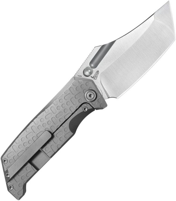 Kubey Hamster Framelock - Gray Titanium Handle