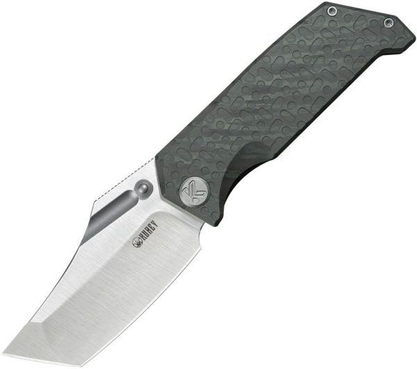 KUB402C.jpg Kubey Hamster Framelock - Flame Titanium Handle