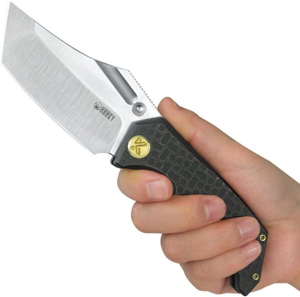 KUB402D_add_03.jpg Kubey Hamster Framelock Titanium BlackWash Folding Knife