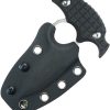 Kubey Cavy Push Dagger Black G10 Fixed Blade Knife