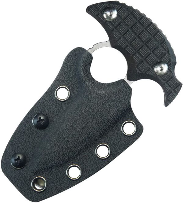 Kubey Cavy Push Dagger Black G10 Fixed Blade Knife