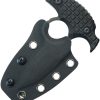 Kubey Cavy Push Dagger Black G10 Fixed Blade Knife