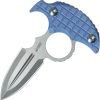 Kubey Cavy Push Dagger Blue G10 Fixed Blade Knife