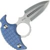 Kubey Cavy Push Dagger Blue G10 Fixed Blade Knife