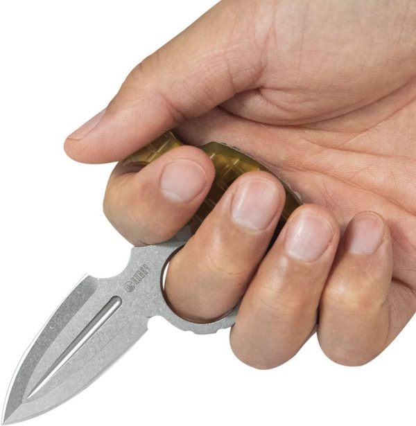 KUB403F_add_03.jpg Kubey Cavy Push Dagger Ultem Stonewash Fixed Blade Knife